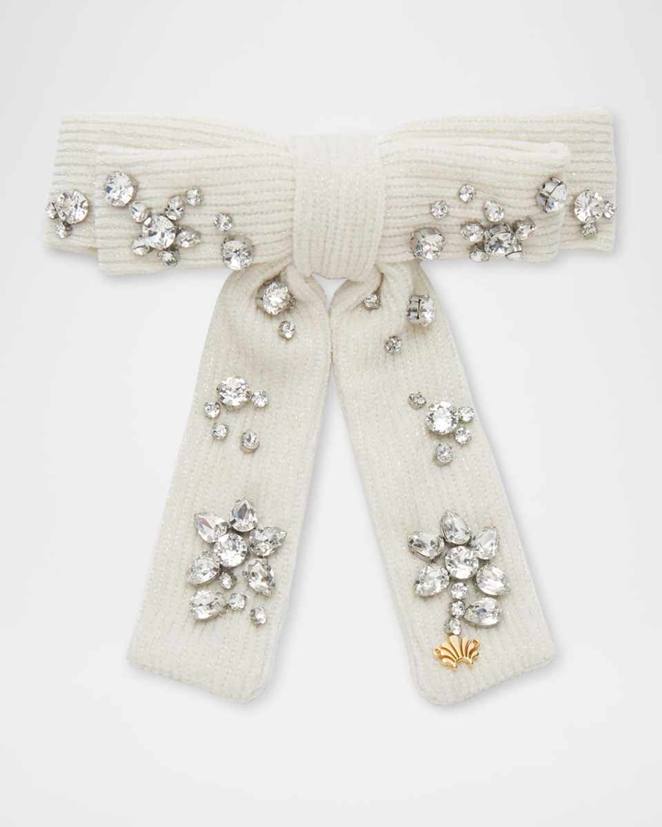 Antoinette Swarovski Bow Barrette
